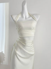 Lunivop Korean Style Waistband Long Dresses Luxury Satin Bodycon Vestidos De Galar Dress Summer Playa Mujer Holiday Vestidos New