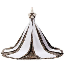 Lunivop Newest A-Line Sweetheart Camo Satin Wedding Dresses Gown Lace Up Plus Size Wedding Party Bridal Gowns