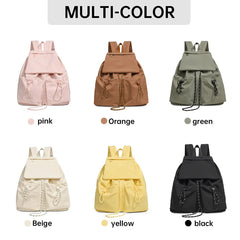 Lunivop Drawstring Design Stylish Backpack for Women, Lightweight Travel Backpack for Work, Commuting, College Students, Shopping, and Carrying Kids