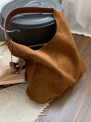 Lunivop Korean Tote Large Capacity Bag Retro Niche Underarm Bags for Women Autumn Winter New