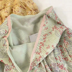 Lunivop Vintage Floral Chiffon Skirts Women Sweet Japanese Style Elegant High Waist Mini Skirts Short Skirts Harajuku Fashion