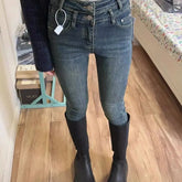 Lunivop High Waist Straight Leg Slim Fit Jeans for Women Spring Autumn Pear Shaped Body New Trendy Stretchy Pencil Pants