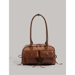 Lunivop Vintage Bowling Underarm Bag Women 2024 Autumn Winter Pocket Y2k Handbag Ladies Large Capacity Shoulder Bags Aesthetic