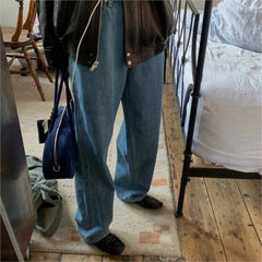 Lunivop Vintage Blue Shoulder Bags Women High Street Suede Surface Chic Casual Handbag Purse Female Retro Underarm Bag Aesthetic