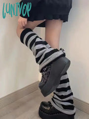 Lunivop 1 Pair Of Wide Leg Sock Sleeves Jk Girls’ Stockings Lolita Decorative New Style