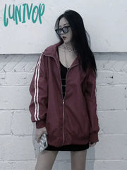 Lunivop 2024 All Match Korean Fashion Women Jacket Loose Streetwear Grunge Casual Tops Harajuku