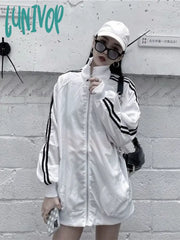 Lunivop 2024 All Match Korean Fashion Women Jacket Loose Streetwear Grunge Casual Tops Harajuku