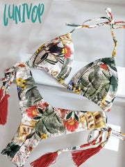 Lunivop Bikini Set Women Swimwear Push Up Swimsuit Bottom Print Brazilian Biquini Bathing Suit Swim