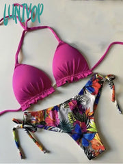 Lunivop Bikini Set Women Swimwear Push Up Swimsuit Bottom Print Brazilian Biquini Bathing Suit Swim
