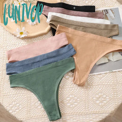 Lunivop Brazilian Panties Cotton Women’s Waist G-String Underwear Female T-Back Underpants Lady