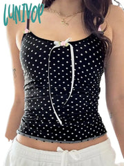 Lunivop Casual Lace Trim Camis Top Sexy Slim Slash Neck Sleeveless Tank Tops Women 2024 Summer