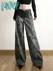 Lunivop Classic Vintage All-Match Casual Trendy Cool Youth Vitality Women’s Patchwork Gender-Free