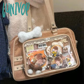 Lunivop Corduroy Casual Womens Shoulder Bag Japanese Style Vintage Fashion Lolita Jk Handbag