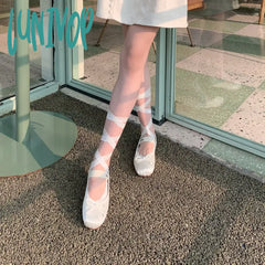 Lunivop Cross Tie Invisible Socks Ballet Lace Boat Sock Jk Strappy Lolita Diy Ripped Straps Cotton