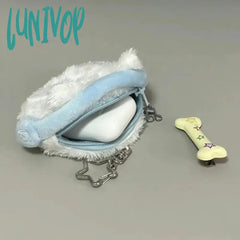 Lunivop Cute Plush Wallets For Women Small Original Designer Kawaii Lolita Coin Purse Cartoon