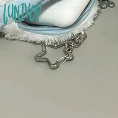 Lunivop Cute Plush Wallets For Women Small Original Designer Kawaii Lolita Coin Purse Cartoon