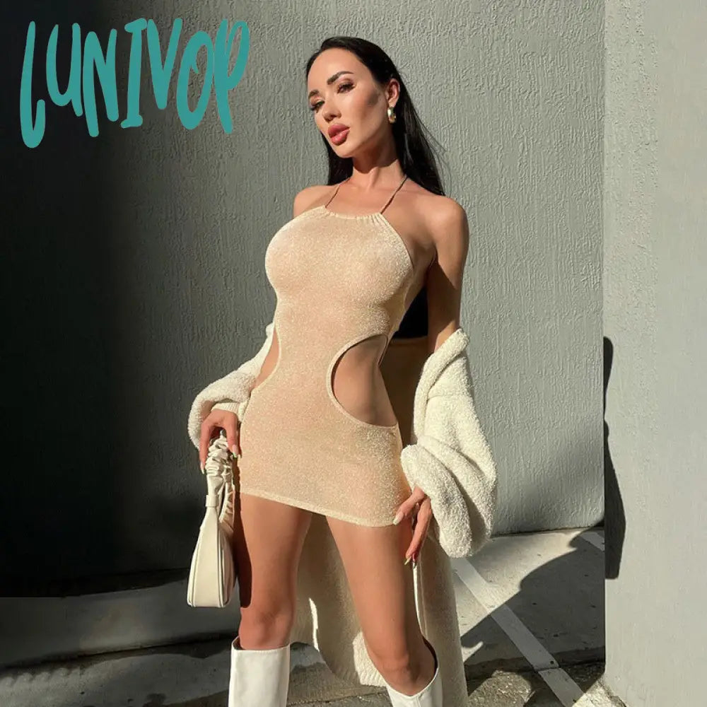 dress to impress outfits Women's Summer New Fashion Sexy Sling Sleeveless Solid Color Sheath Dress