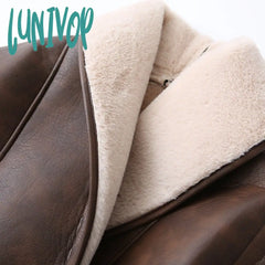 fall trends 2024 outfits Autumn and Winter New American Street Fashion Elegant Contrast Color Design Faux Leather Jacket Warm Lace-up Mid-Length Cotton-Padded Jacket