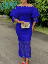 Lunivop Fashion New Women Sexy Hollow Out Lace Bodycon Knitted Bandage Dress Vestidos Elegantes