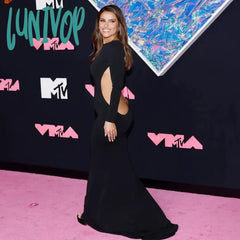 Lunivop Fashion Sexy Backless Long Prom Dress Gown Elegant Outfits For Women Club Party Sleeve Maxi