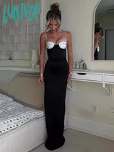 Lunivop Fashion Sexy Diamond Spaghetti Strap Bodycon Design Wedding Birthday Evening Cocktail Party