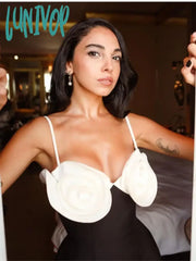 Lunivop Flower Sundress For Women Fashion Sleeveless Sexy Off Shoulder A-Line Dresses Lady Party