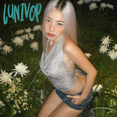 frat outfits Sexy Nightclub Style New Women's Clothing Solid Color Bright Silk Reflective Backless Lace-up Tied Waist Halter Strap Wrapped Chest for Women