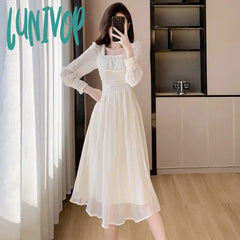 Lunivop French Elegant Princess Evening Party Dresses Women’s Spring And Summer Temperament