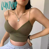 Lunivop French Seamless Camisole Bra For Women Fitness Crop Tops Summer Elegant Sexy All-Match