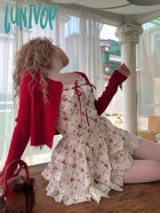 Lunivop Harajuku Kawaii White Corduroy Pants Women Japanese Style Sweet Cute Wide Leg Trousers