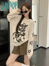 Lunivop Harajuku Y2K Graphic T Shirts Women Streetwear 2000S Grunge Vintage Tops Casual Letter