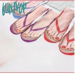 Lunivop High Quality Women’s Socks Herringbone Sandals Funny Three-Dimensional Printed Nail Clip