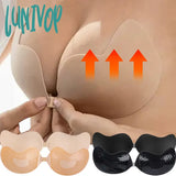 Lunivop Invisible Push Up Bra For Women Backless Strapless Seamless Front Closure Bralette