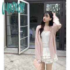 Lunivop Korean Style New Kawaii High Waist Mini Skirt For Women Girl Cute Lolita Japanese Harajuku