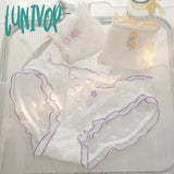 Lunivop L-Xl Women’s Underwear Panty Sexy Lace Panties Girls’ Flower Comfort Briefs Middle