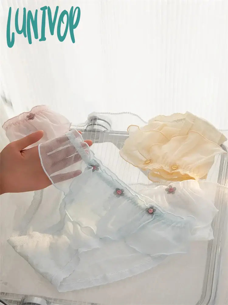 Lunivop Lace Pure Sexy Gauze Beautiful Sweet Light Breathable Female Underwear Women’s Panties