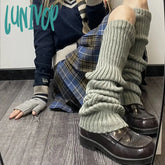 Lunivop Leg Warmers Japanese Lolita Sweet Girl Socks Wool Knitted Foot Cover Cosplay Women Gothic