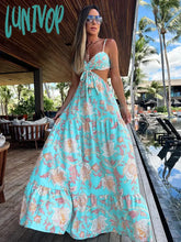 Lunivop New Bohemia Style Printed Swimwear Boho Loose Beach Dress Swimsuit Women Bikini Summer