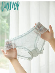 Lunivop New Lace Ultra-Thin Breathable Briefs Cotton Crotch Female Underwear Women’s Panties Sexy