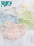 Lunivop New Lace Ultra-Thin Breathable Briefs Cotton Crotch Female Underwear Women’s Panties Sexy