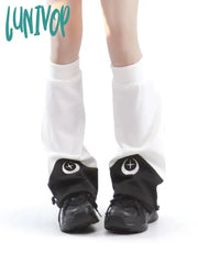 Lunivop New Moon Cross Leg Cover Japanese Cosplay Accessories Punk Girl Warmers Cute Women Summer