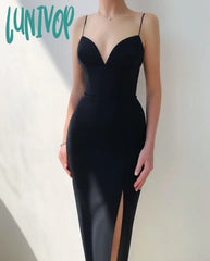 Lunivop New Women Summer Sexy Bodycon Bandage Dress V Neck Spaghetti Strap Vestido Feminino Robe
