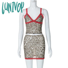 olivia rodrigo costume Women's 2024 Summer New Sexy Lace Strap Tube Top Slim Skirt Suit