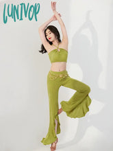 Lunivop Original New Belly Dance Clothing Summer Short Sleeve Strappy Exercise Oriental Performance