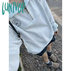 outfit inspo Female Height!!! Korean Style Campus Style Polo Collar Sweater Women's Ins Korean Style Student Top