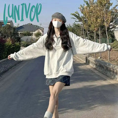 outfit inspo Female Height!!! Korean Style Campus Style Polo Collar Sweater Women's Ins Korean Style Student Top