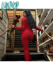 Lunivop Pant Sets Women’s Two-Piece Set Y2K Clothing Tracksuit Knit Hooded Suit Fashion