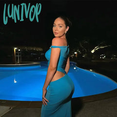 Lunivop Sexy Women Dress Skirt Summer Club Two Piece Set Outfits Fashion Sleeveless Crop Tops