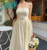 Lunivop Summer Beach Vintage Sexy Straps Sleeveless Wedding Maxi Dresses For Women Clothing Elegant