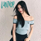 Lunivop Summer Short Sleeve T-Shirts Sexy Slim Y2K Crop Top Korean Style Off-Shoulder Backless Tees